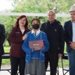 Natividad Castrejón entrega tabletas a estudiantes de secundaria en Tetepango y Tlahuelilpan