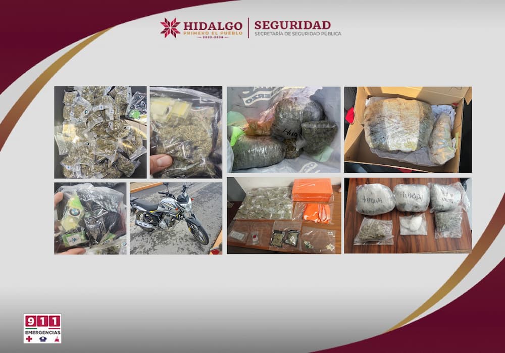 En Pachuca y Zempoala detienen a tres por narcomenudeo