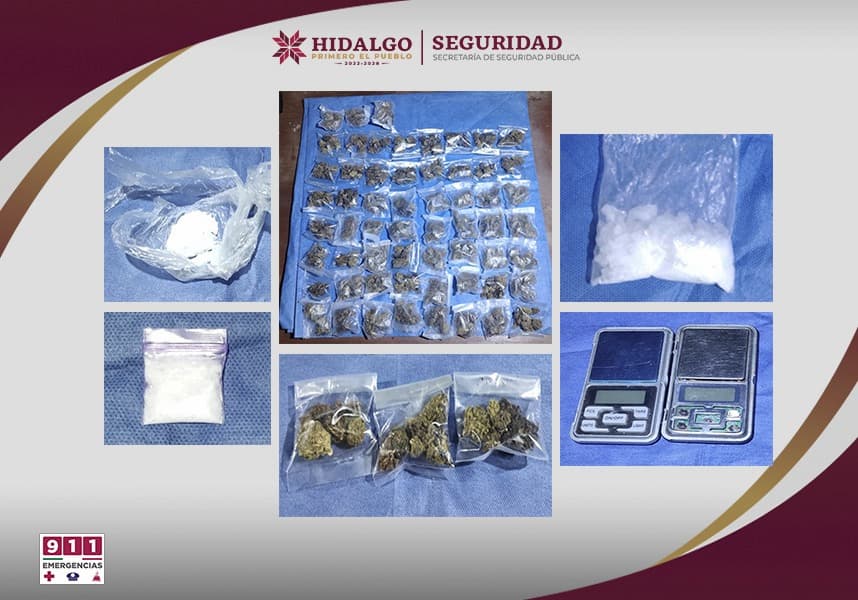 Detiene SSPH a seis presuntos narcomenudistas en Pachuca