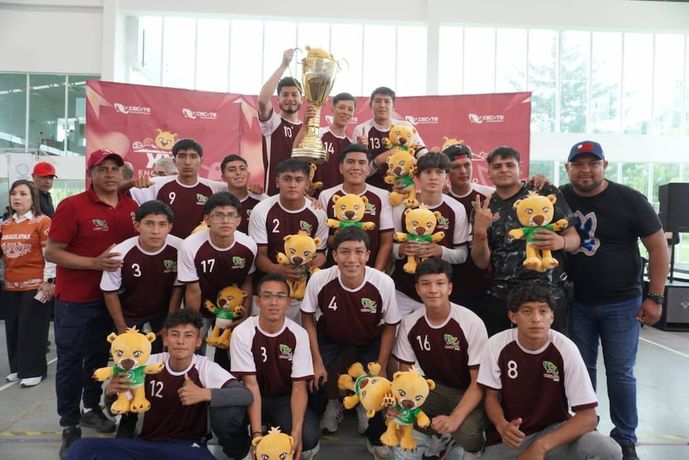 ECyTE Hidalgo, bicampeón en fútbol y primer lugar en voleibol en torneo nacional