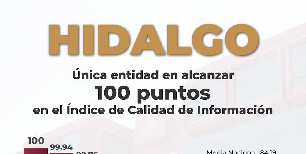 Hidalgo, referente nacional en transparencia con Julio Menchaca