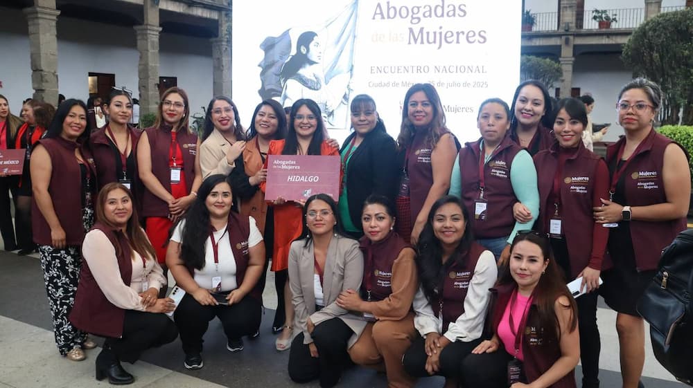 Hidalgo, presente en el Encuentro Nacional de las Abogadas de las Mujeres