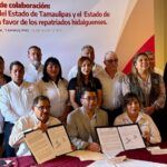 Hidalgo y Tamaulipas firman acuerdo en beneficio de personas migrantes