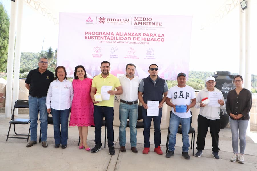 Entrega de Soluciones Integrales del programa Alianzas para la Sustentabilidad de Hidalgo