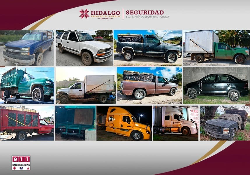 SSPH da golpe a la delincuencia en seis municipios