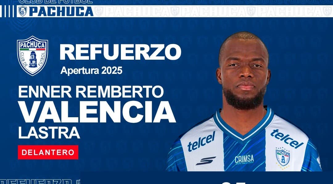 Enner Valencia regresa a los Tuzos del Pachuca