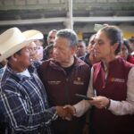 No están solos: Sheinbaum; Julio Menchaca acelera apertura de caminos  