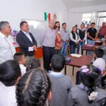 Titular de SEPH supervisa recuperación de escuelas en Zimapán y Nicolás Flores