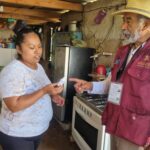 Entrega SSH plata coloidal para la desinfección de agua y alimentos en comunidades afectadas
