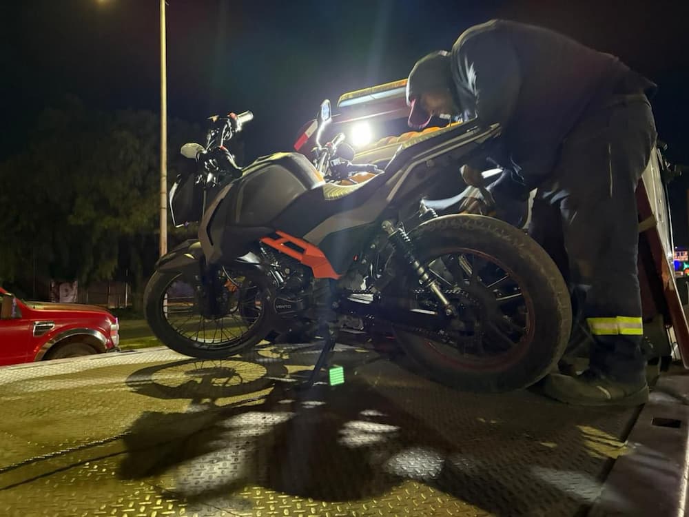 Recuperan motocicleta robada durante Operativo Alcoholímetro Pachuca