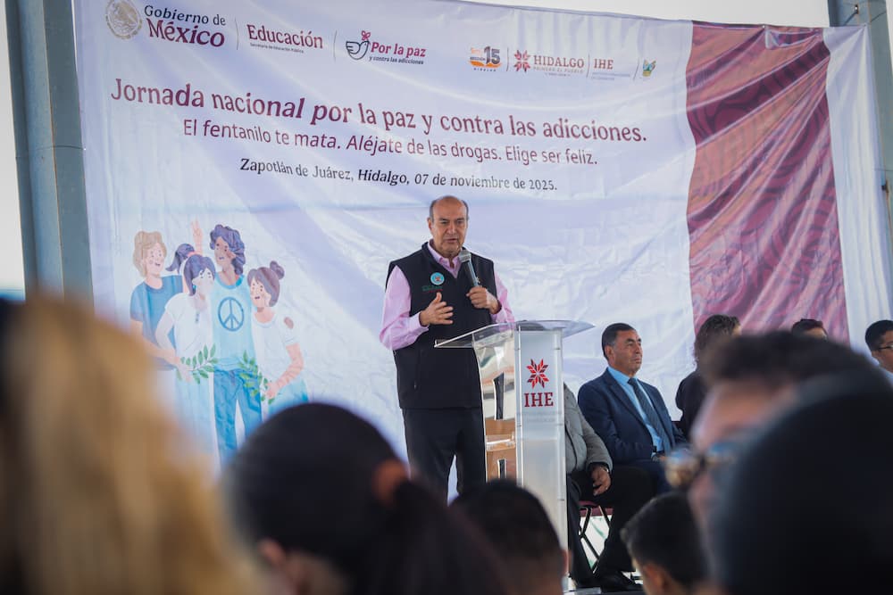 Hidalgo suma esfuerzos a la Jornada Nacional por la Paz y Contra las Adicciones