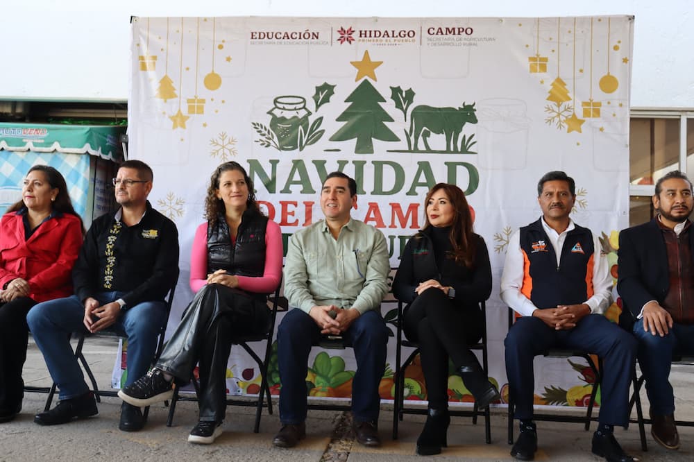 Productores presentaron la Navidad del Campo Hidalguense en la SEPH