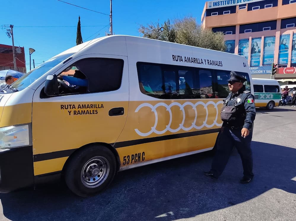 Pachuca fortalece la seguridad vial con más de mil 700 acciones en transporte público