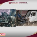 SSPH asegura predio en Tizayuca usado para desarmar tractocamiones robados