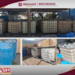 Desmantelan predio donde almacenaban hidrocarburo, en Tepetitlán