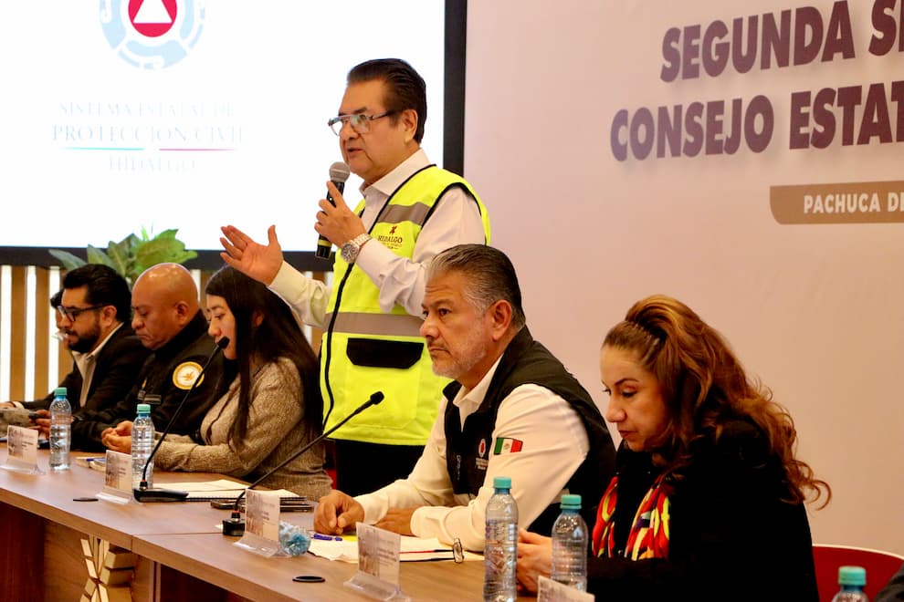 Gobierno de Hidalgo refuerza acciones de protección civil