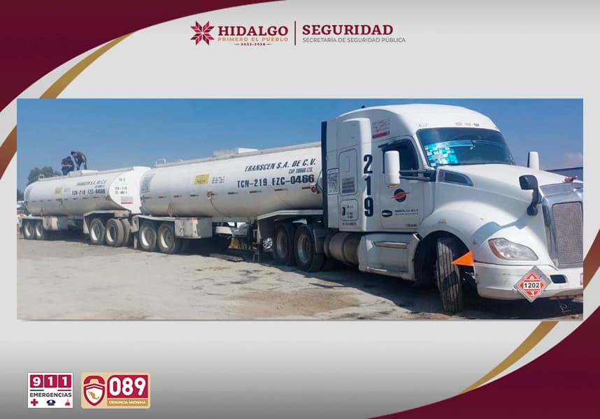 Asegura SSPH 60 mil litros de hidrocarburo en Singuilucan