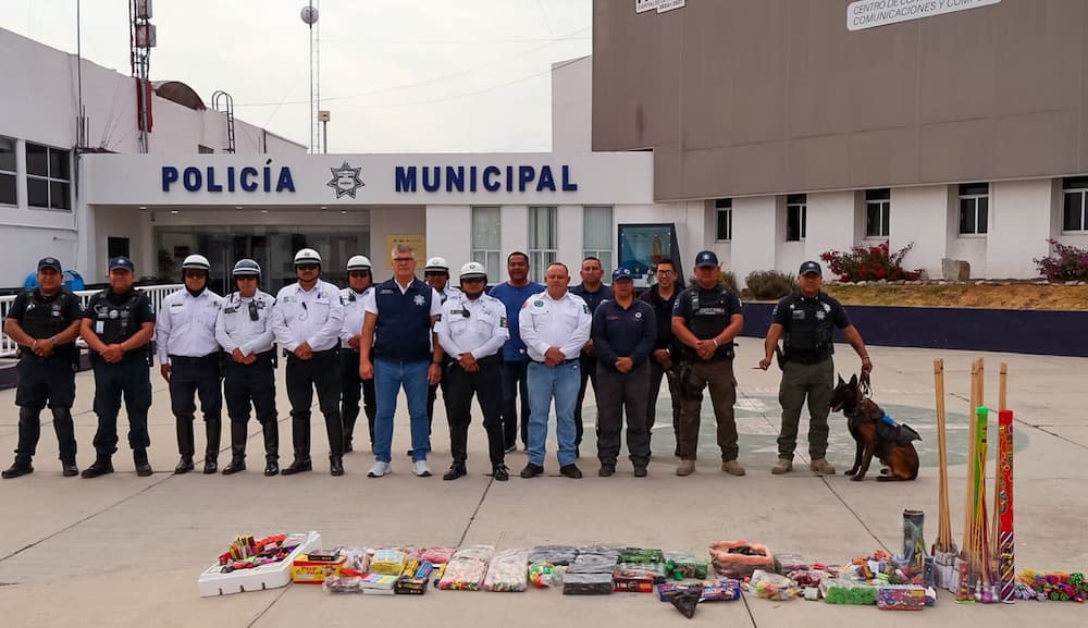Pachuca refuerza acciones contra pirotecnia ilegal
