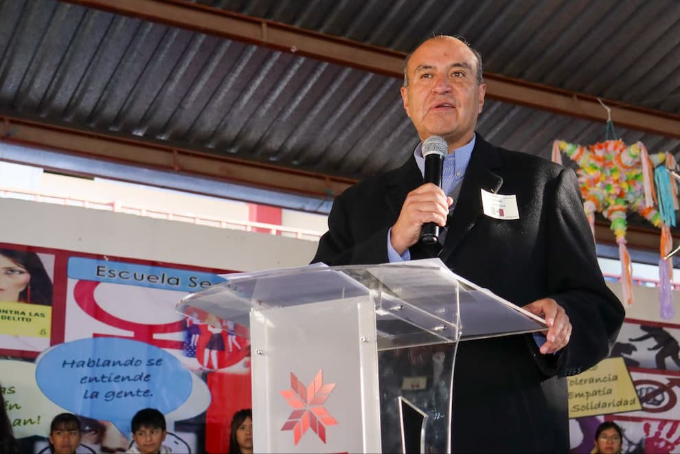 Natividad Castrejón encabeza regreso a clases en la Secundaria General No. 3
