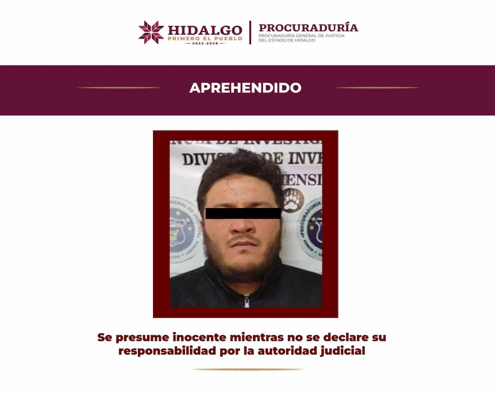 Detienen a sujeto por ataque armado en Pachuca