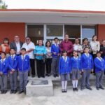 Natividad Castrejón entrega infraestructura educativa en Epazoyucan