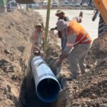 Avanzan acciones de modernización integral sobre el bulevar Santa Catarina