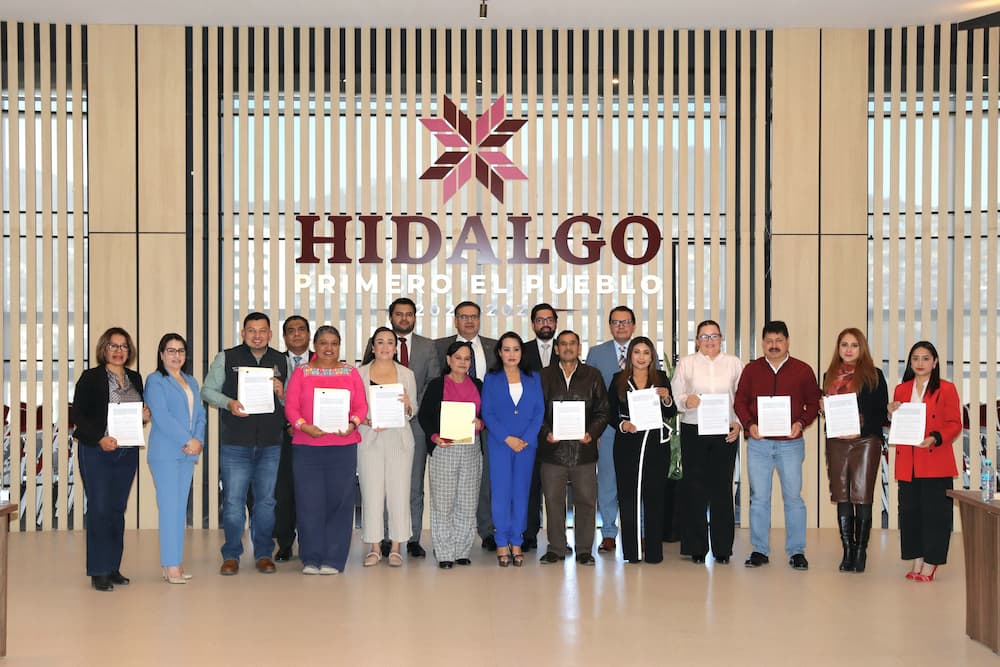 11 municipios de Hidalgo recibirán más recursos al firmar convenio de colaboración con Hacienda