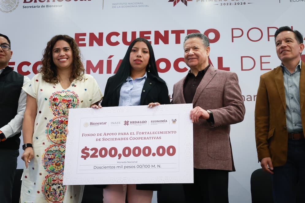 Julio Menchaca detona desarrollo productivo de Hidalgo con economía social y cooperativismo