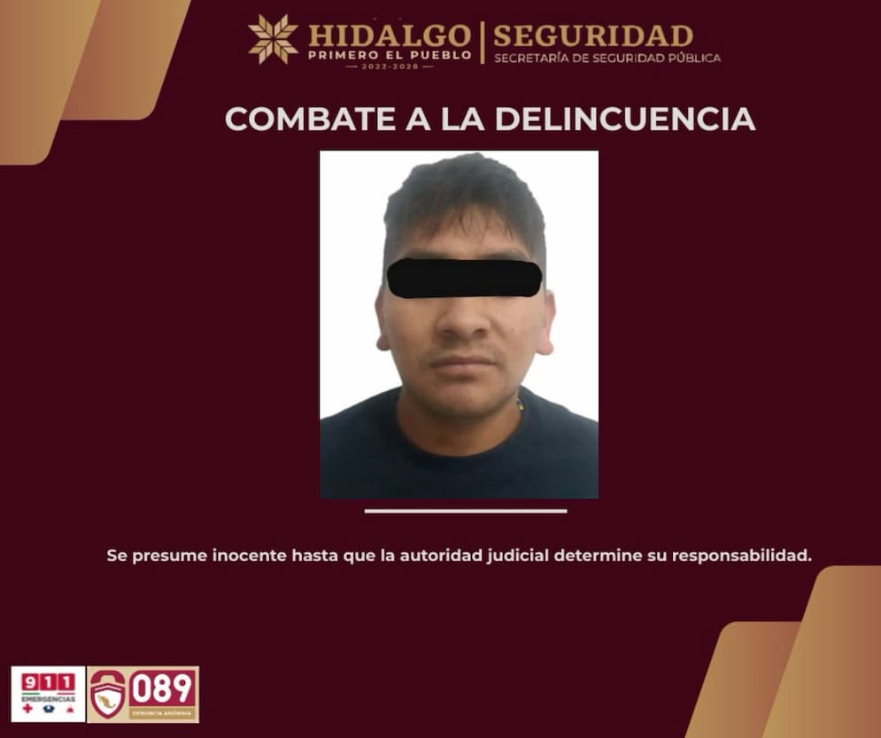 SSPH detiene a presunto líder del grupo delictivo "Los Poshcos"