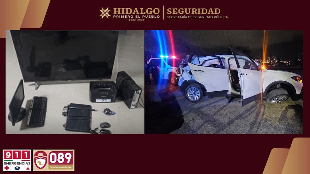 Tras robo a vivienda en Mineral de la Reforma, SSPH recupera bienes valuados en más de medio millón de pesos