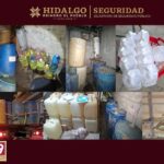 Policía Estatal desmantela almacén de hidrocarburo ilegal en Tulancingo