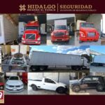 Recuperan 15 tractocamiones y 24 toneladas de mercancía, en Apan