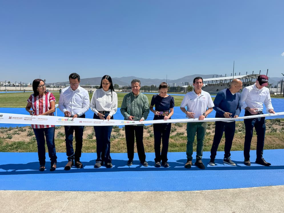 Sheinbaum y Menchaca supervisan Ciudad Deportiva de Alto Rendimiento en Pachuca