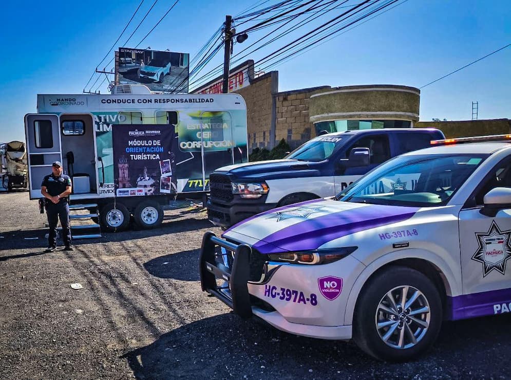 Pachuca mantiene atención en la capital y apoya monitoreo en puntos turísticos de Mineral del Chico