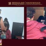 Rescatan Policías Estatales a un mono araña en Actopan