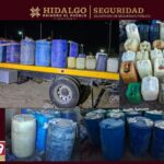 Policía del Estado desmantela "bodega huachicolera" en Tepeapulco