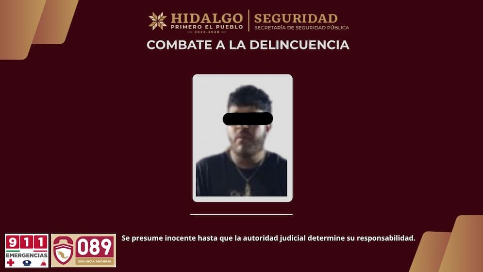 Policía Estatal asegura a generador de violencia del Altiplano