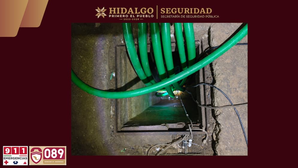 Desmantelan predio con cisterna para almacenar hidrocarburo, en Atotonilco de Tula