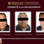 Gabinete de Seguridad aprehende a mandos municipales de Tezontepec de Aldama