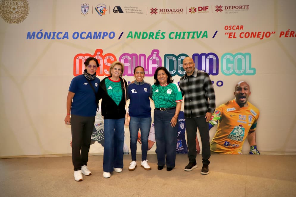 Promueve DIF Hidalgo salud mental y física a través del conversatorio Más Allá de un Gol