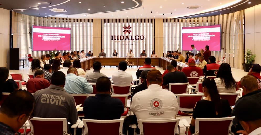Fortalecen prevención ante fenómenos hidrometeorológicos en Hidalgo
