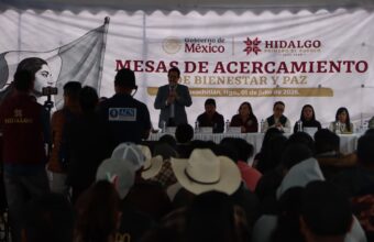 Secretaría de Gobierno abre diálogo en Acaxochitlán con las Mesas de Acercamiento de Bienestar y Paz