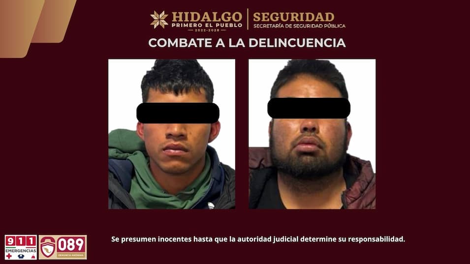 Asegura SSPH a generadores de violencia en Zempoala