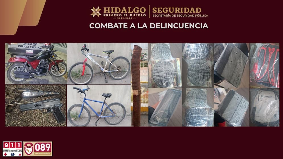 Detienen a cuatro personas por robos a negocios en Mineral de la Reforma