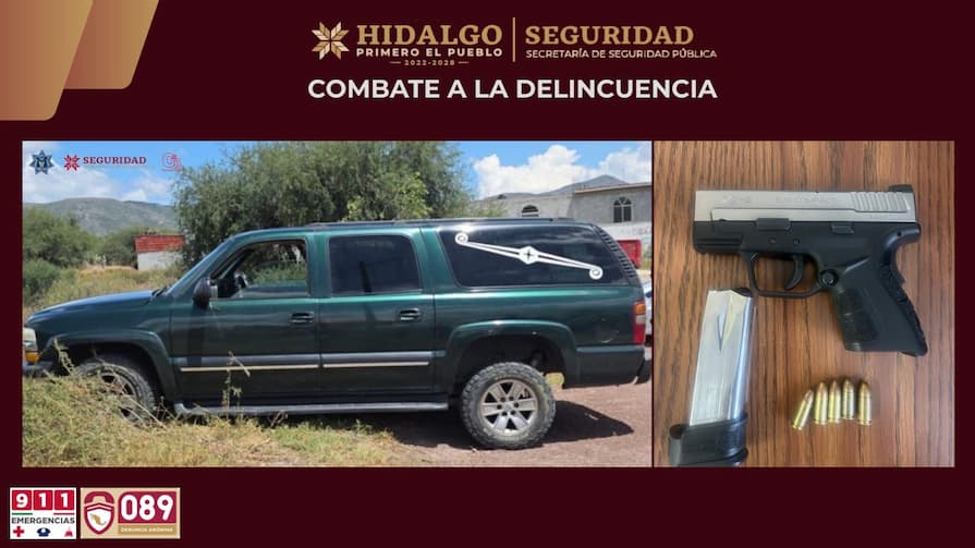 Asesinan a persona en Pachuca y huyen en carroza; dos detenidos