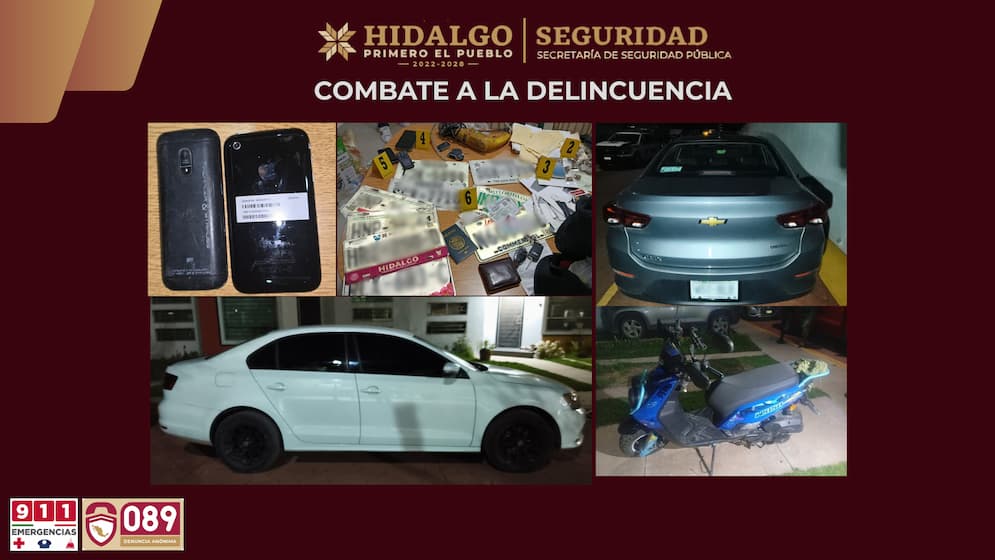 SSPH desmantela taller de regrabado y clonación de identificaciones vehiculares
