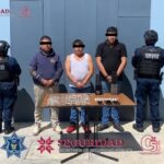 SSPH detiene a tres hombres y recupera tractocamión robado