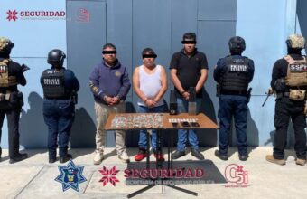SSPH detiene a tres hombres y recupera tractocamión robado