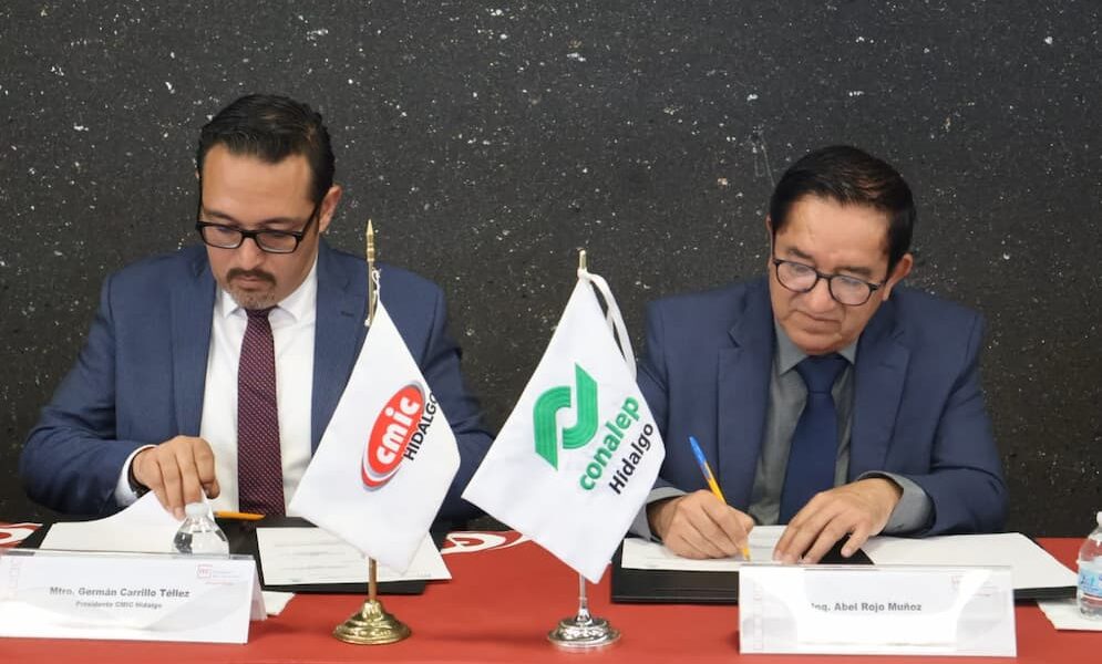 Conalep Hidalgo fortalece la vinculación con el sector de la construcción