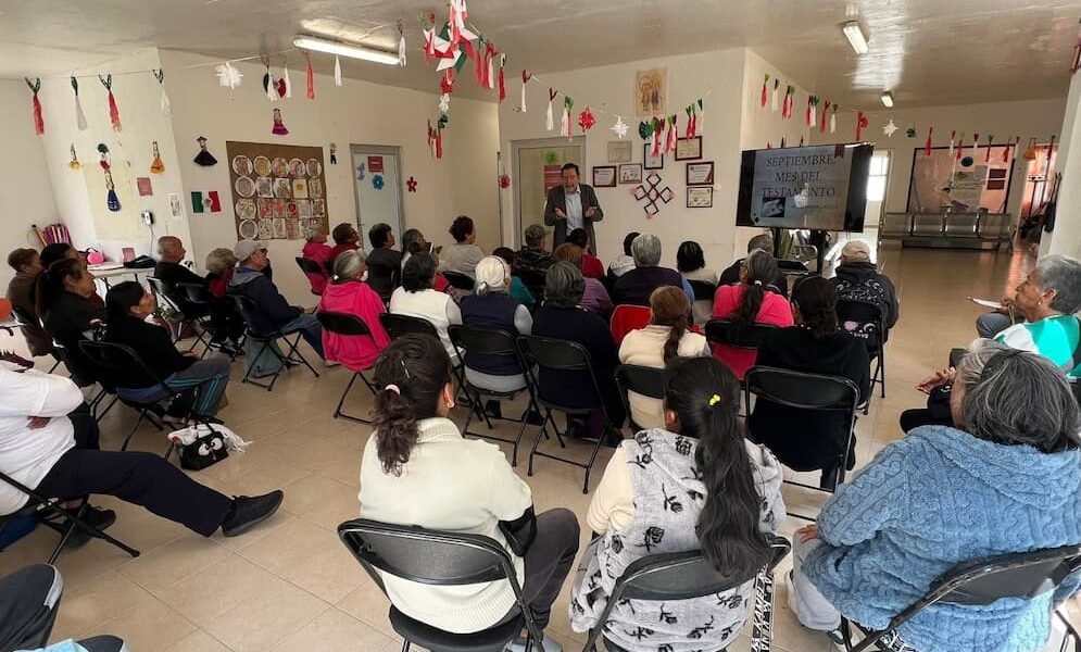 Gobierno de Hidalgo promueve la cultura testamentaria entre las personas mayores